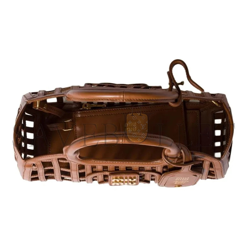 MIU MIU CALFSKIN SHOULDER BAG 5BA294 (24*12.5*9cm)